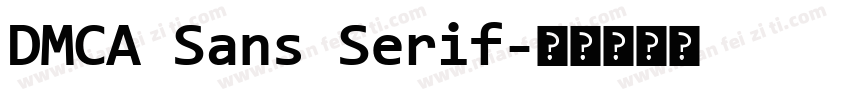 DMCA Sans Serif字体转换